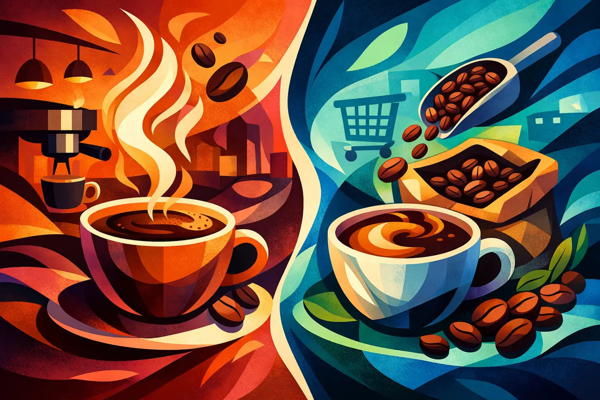Café Coffee Versus Grocery Coffee: What Changes?